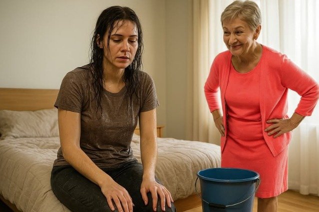 Laura stále stála s rukami omotanými okolo prázdneho pohára.