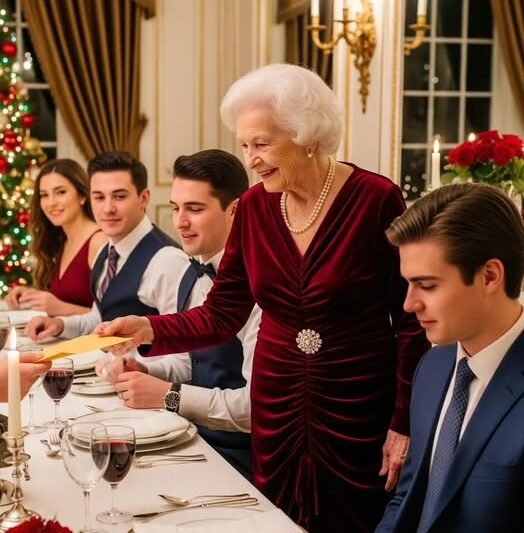 Na Štedrý večer môj syn pred všetkými vyhlásil: „S touto rodinou si skončil.“ Pokojne som mu podal obálku a povedal: „Tak toto je môj posledný darček pre teba.“ Keď ju otvorili, reakcia bola okamžitá a výbušná.