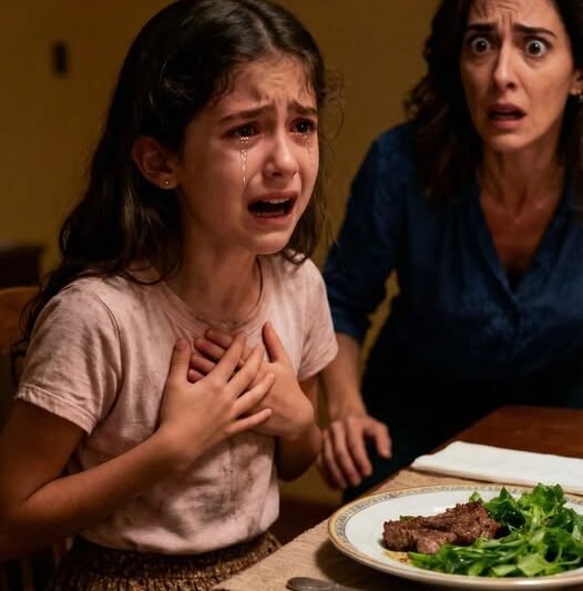 Päťročná dcéra môjho manžela takmer nejedla odvtedy, čo sa k nám nasťahovala. „Je mi ľúto, mami… Nemám hlad,“ opakovala mi každý večer.