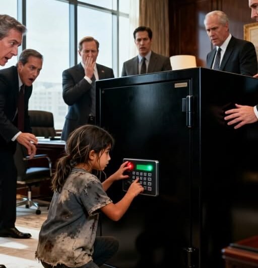 „Dám ti sto miliónov, ak otvoríš trezor,“ zasmial sa miliardár – až kým syn upratovačky, bosý chlapec, nedal odpoveď, ktorá umlčala celú miestnosť.