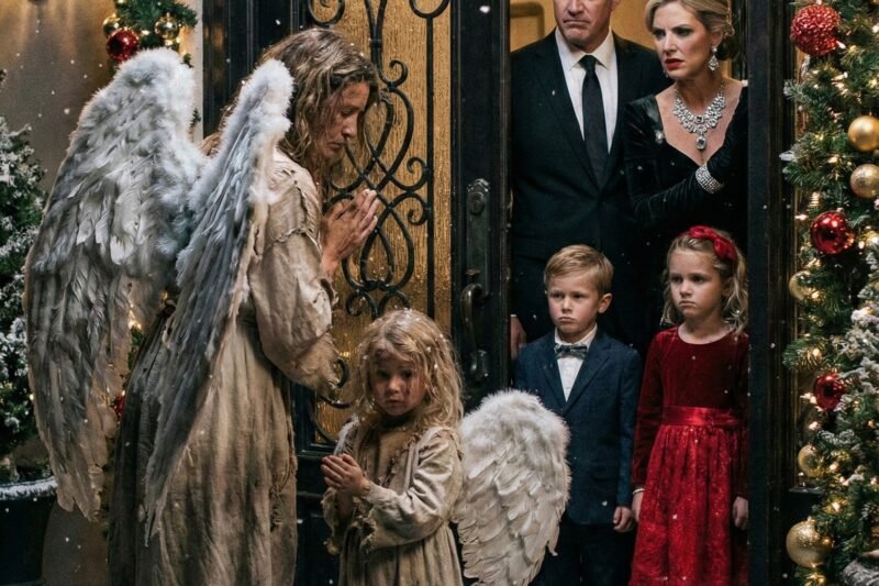 Dvaja anjeli cestovali po Zemi a jednej noci požiadali o útočisko v dome bohatej rodiny.