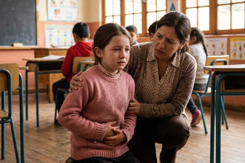 Dievča zašepkalo svojej učiteľke: „Bojím sa ísť domov! Môj nevlastný otec mi to robí stále.“ — Tej noci polícia objavila v temnej pivnici desivé tajomstvo…