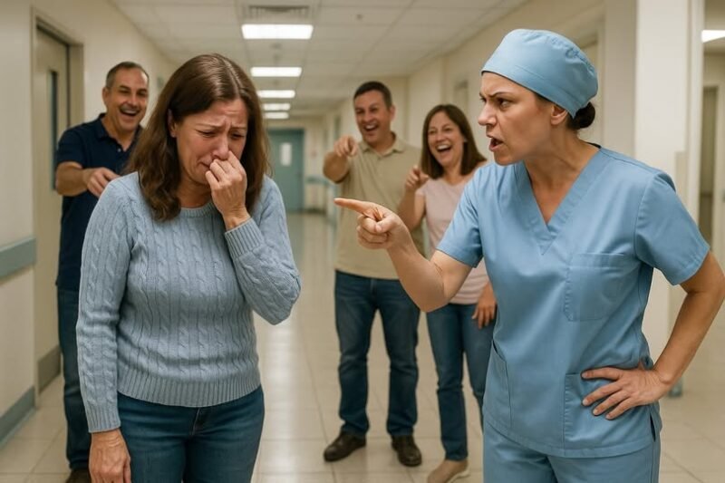 Zeszłam na parter a wyszłam na zewnątrz.