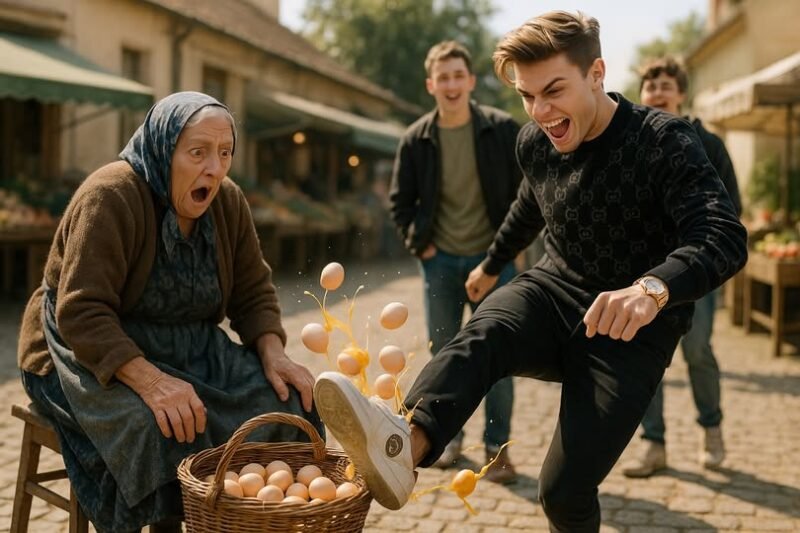 Dav zamrzol. Smiech vyšiel ako nôž.