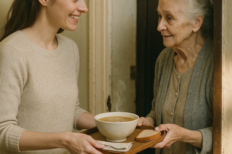 Dva roky som nosila jedlo svojej staršej susede —
