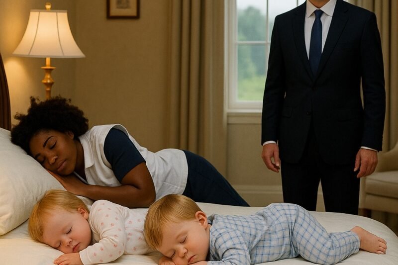 Žiadna opatrovateľka nevydržala s dvojčatami miliardára – až kým čierna slúžka neurobila jednu veľmi podivnú vec…