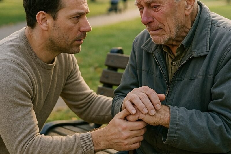 O 7 ráno zazvonil susedov chlapec u dverí s plačom: Tvoj otec sedí v parku a nevie, kto si.