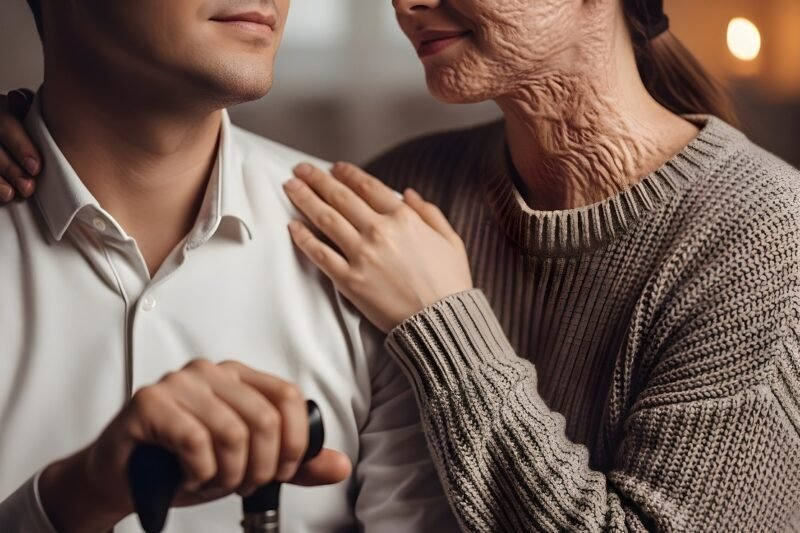 Vzala jsem si slepého muže, protože jsem si myslela, že nemůže vidět moje jizvy — ale o naší svatební noci mi pošeptal něco, co mi zmrzlo v duši.