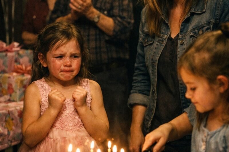 Na piatych narodeninách mojej dcéry dali nôž mojej neteri a povedali jej, aby rozrezala tortu, zatiaľ čo moja malá dcérka tam stála, plakala a prosila, aby si mohla sfúknuť sviečky. Všetky darčeky, ktoré boli určené pre ňu, išli mojej neteri. Mama sa posmievala.