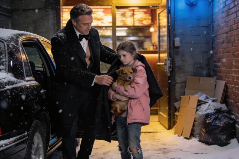 Generálny riaditeľ slobodného otca našiel malé dievčatko a jej psa, ktorí spali na odpadkoch – Pravda mu zlomila srdce