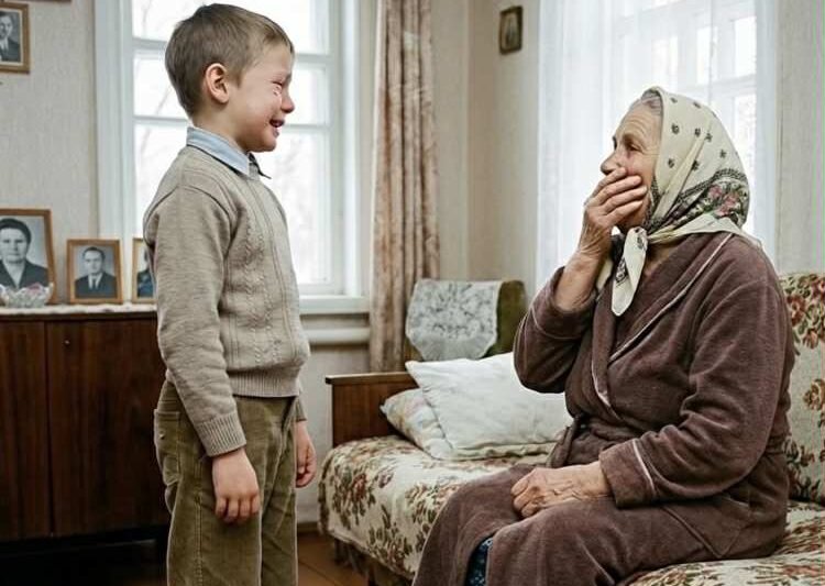 Môj syn a nevesta odišli na dovolenku a nechali so mnou svojho osemročného vnuka, ktorý bol od narodenia nemý: keď odišli, môj vnuk sa na mňa zrazu pozrel a prvýkrát v živote povedal niečo, čo ma zdesilo.