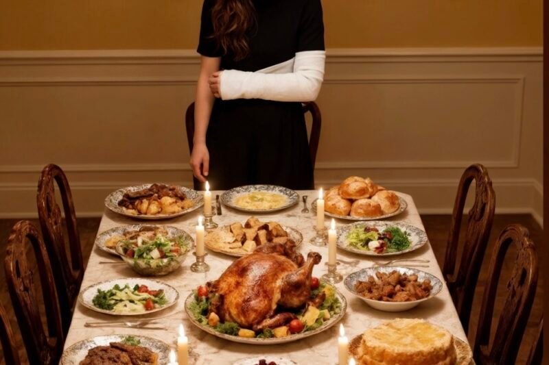 Deň pred manželovými veľkými narodeninami som si zlomila ruku a on sa namiesto toho, aby sa o mňa staral, staral len o to, aby som mu nepokazila oslavu. Aj tak som sa postarala o to, aby oslava prebehla… ale nie tak, ako si ju naplánoval.