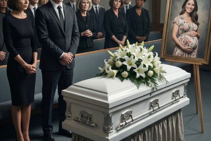 Muž priviedol svoju milenku na pohreb svojej tehotnej manželky – potom právnik otvoril jej závet a niečo v ňom odhalil.