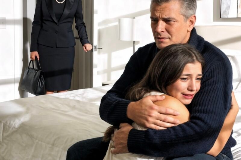 Vrátila som sa domov skôr než zvyčajne a našla som manžela sedieť s priateľkou nášho syna — a keď mi potichu zašepkala: „Musím ti niečo povedať“, pochopila som, že to ráno prepíše všetko, čo som si myslela, že viem o svojej rodine.