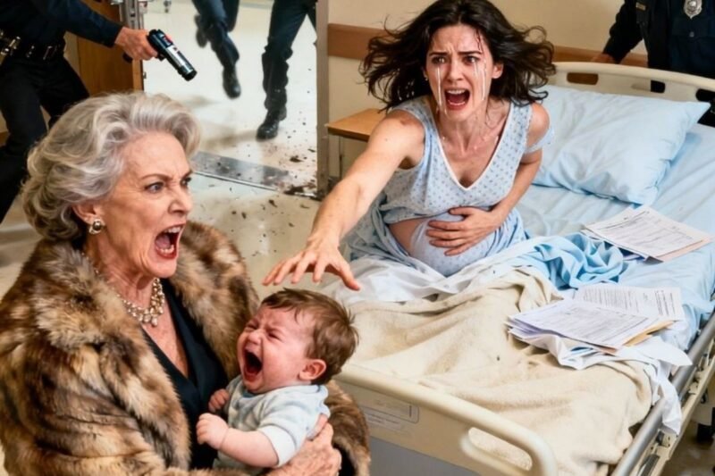 „Ty drzý malý škodca!“ zareval so skrútenou a škaredou tvárou. „Som jej stará mama! Mám právo rozhodnúť, kam to pôjde! Nie si nič iné ako inkubátor! Mala by si byť vďačná, že sme ti ho dovolili nechať si!“