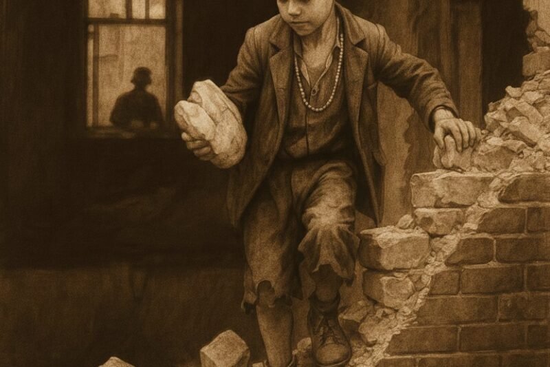 Zázrak v tieni Veľkej hospodárskej krízy: Príbeh o deväťročnom sirotovi Eddiem, ktorý v mrazivom Birminghame obetoval svoj jediný kúsok chleba, aby zachránil iných pred smrťou hladom a navždy zmenil srdcia celého mesta.