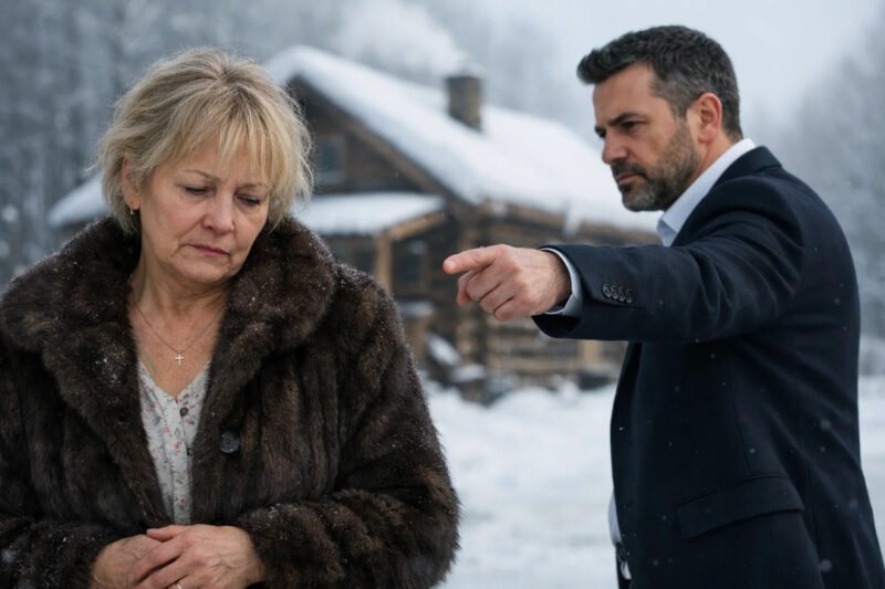 Vyšla som na verandu a mráz sa mi okamžite zahryzol do tváre ako zlý pes. Sneh pod nohami škrípal tak nahlas, že sa zdalo — vysmieva sa mi.