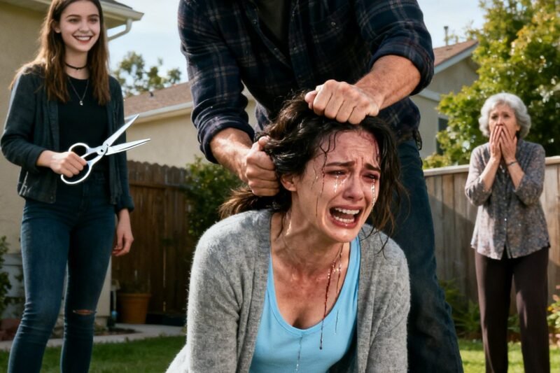 Vošla som na dvor a uvidela som krutú zradu: Môj manžel s milenkou strihali vlasy mojej tehotnej neveste, a tak som sa rozhodla týchto netvorov navždy vymiesť zo svojho života