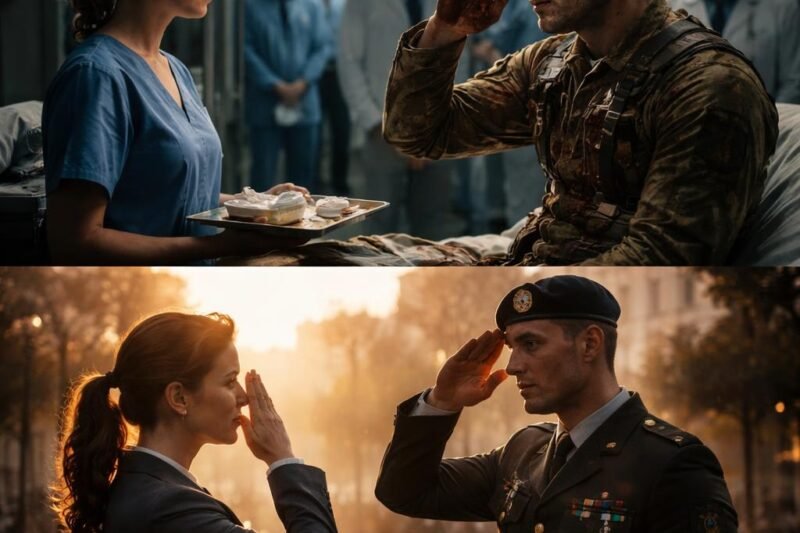 Lekári sa vysmievali novej zdravotnej sestre… až kým ju zranený veliteľ nepozdravil.