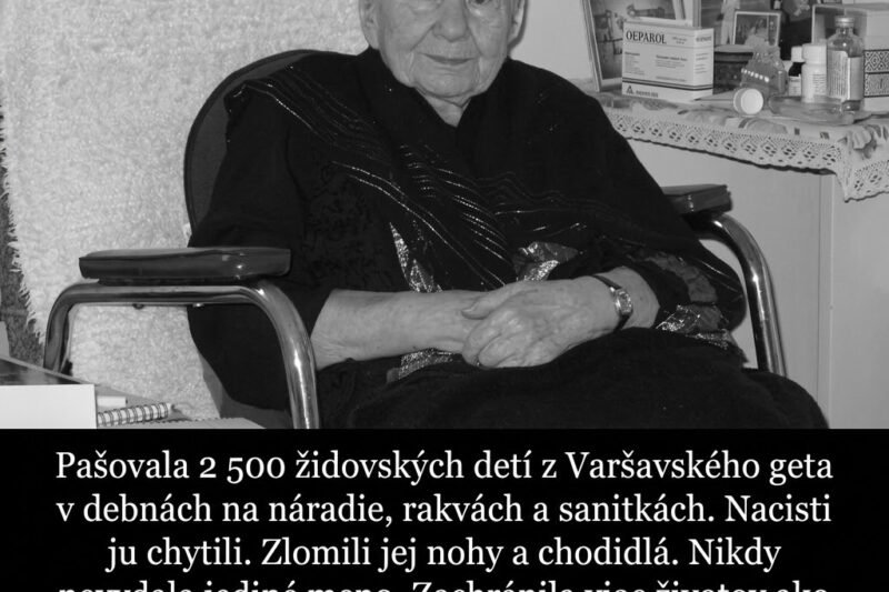 Irena Sendlerová: Žena s kufríkom, ktorá preniesla 2500 detí z pekla