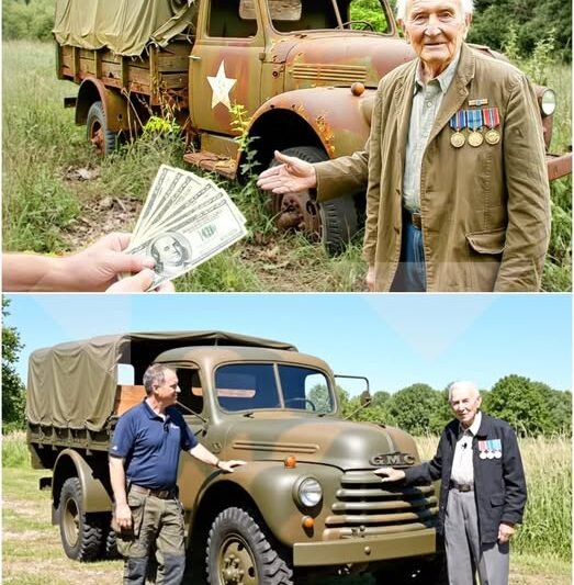 80letý veterán plakal, když mi prodával svého „nejlepšího přítele“ za pouhých 600 dolarů… Pak jsem mu připravil velké překvapení