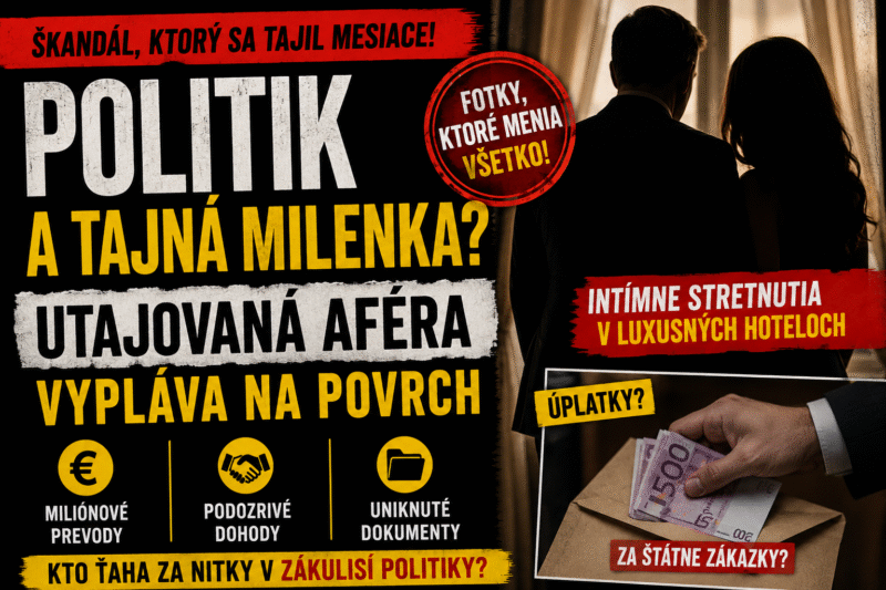 UTAJOVANÁ AFÉRA VYPLÁVA NA POVRCH!