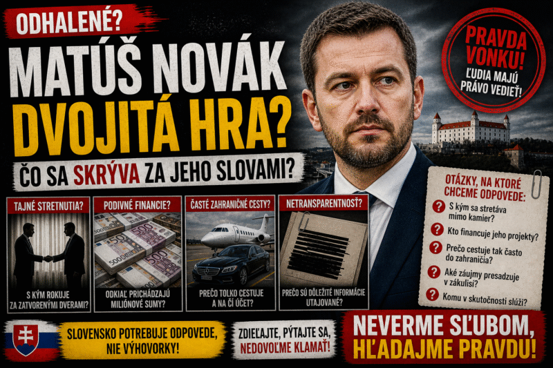 NOVÝ ŠKANDÁL? PRAVDA VYCHÁDZA NA POVRCH!