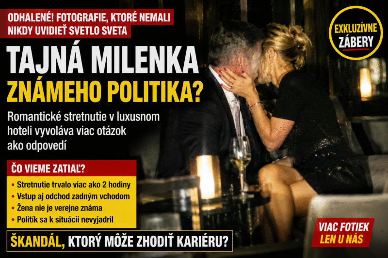 TAJNÁ MILENKA ZNÁMEHO POLITIKA? Fotografie z luxusného hotela vyvolali búrku