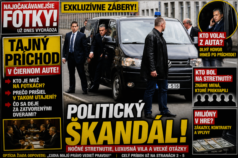 POLITICKÝ ŠKANDÁL! TAJNÝ PRÍCHOD VYVOLAL ROZRUCH!