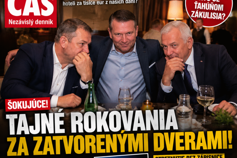 Tajné rokovania slovenských politikov: Šokujúce odhalenia zo zákulisia