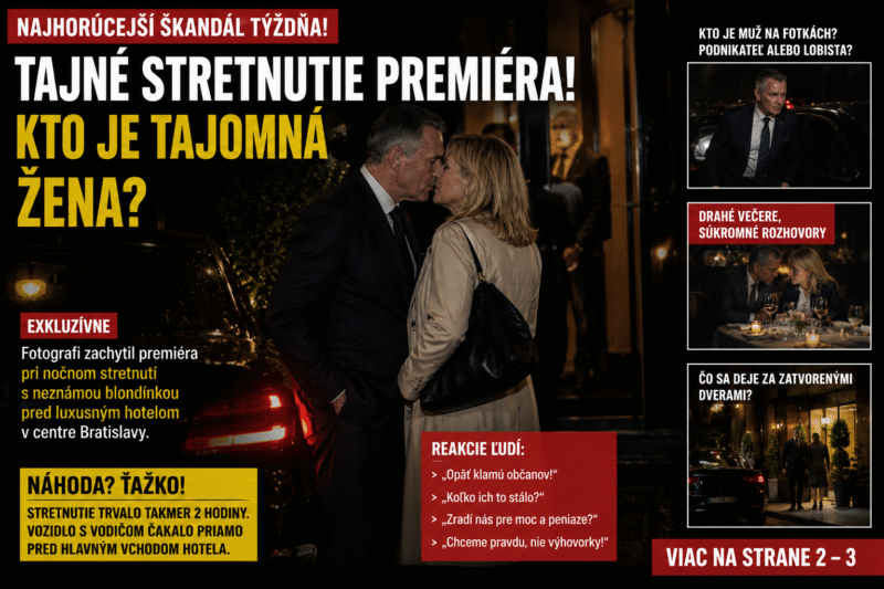 TAJNÉ STRETNUTIE PREMIÉRA?