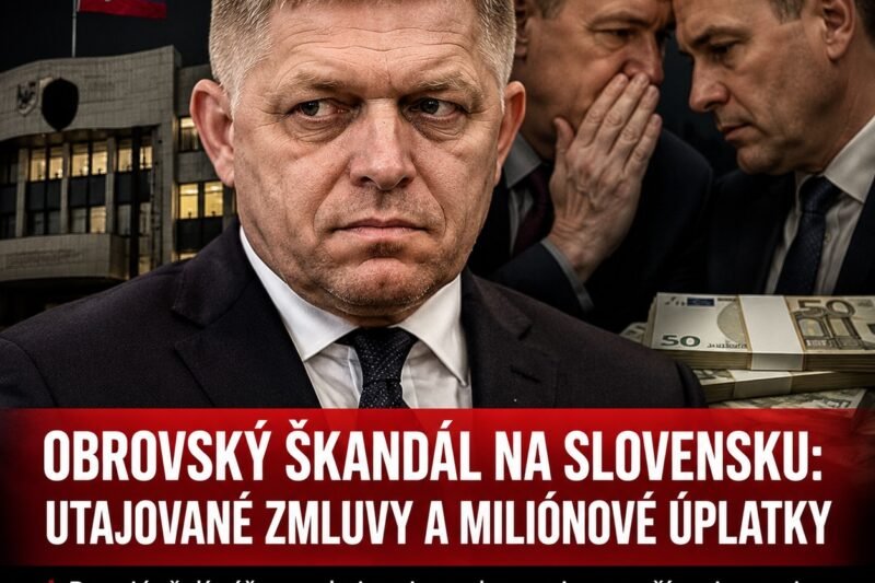 “Obrovský škandál na Slovensku: Utajované zmluvy a miliónové úplatky”