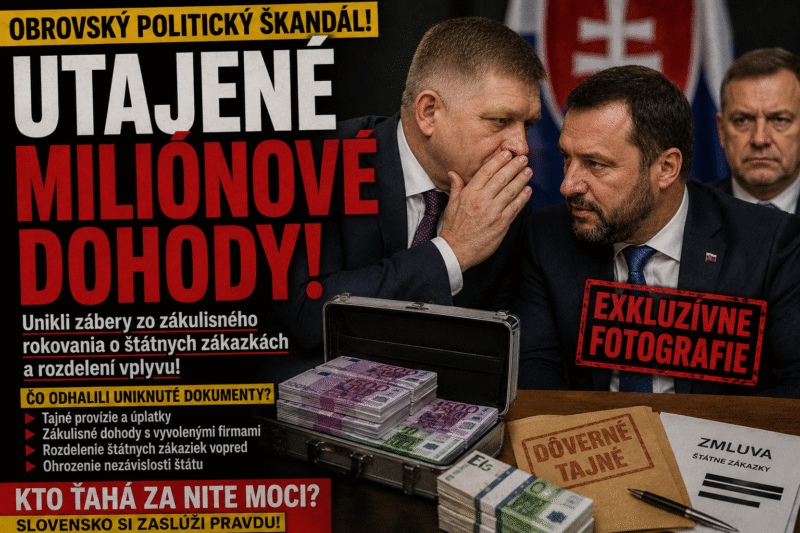 UTAJENÉ MILIÓNOVÉ DOHODY!