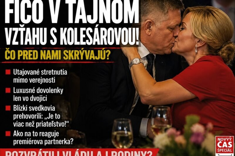 Šokujúci Politický Škandál: Fico v Tajnom Vzťahu s Kolesárovou!