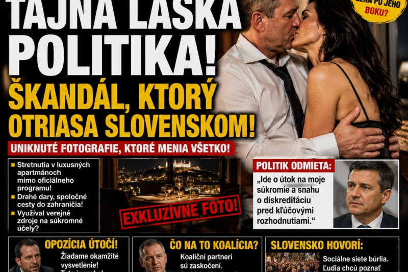 ŠOKUJÚCI ŠKANDÁL OTRIASA SLOVENSKOM!