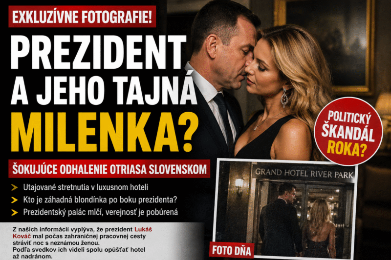 TAJNÝ ROMÁN OTRIASA POLITICKOU SCÉNOU!