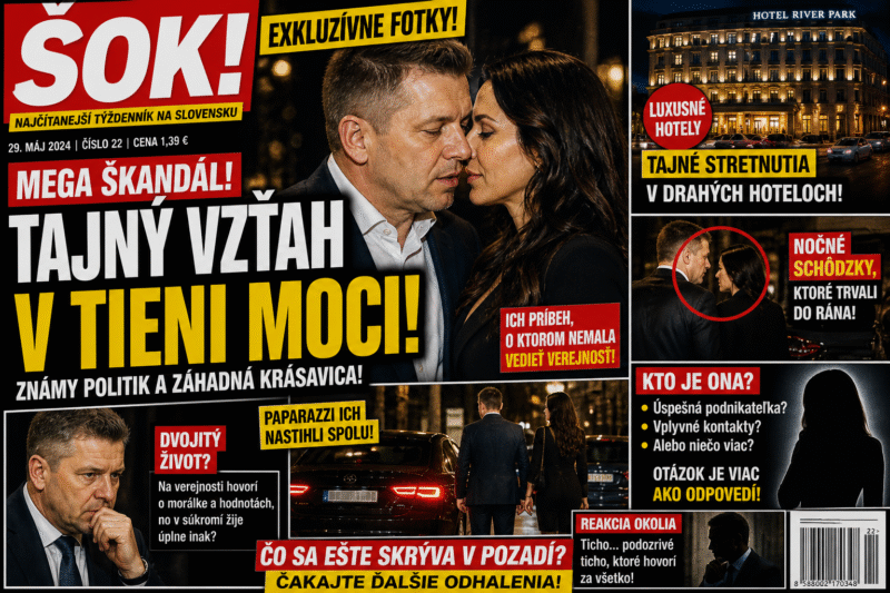 MEGA ŠKANDÁL! TAJNÝ VZŤAH V TIENI MOCI!