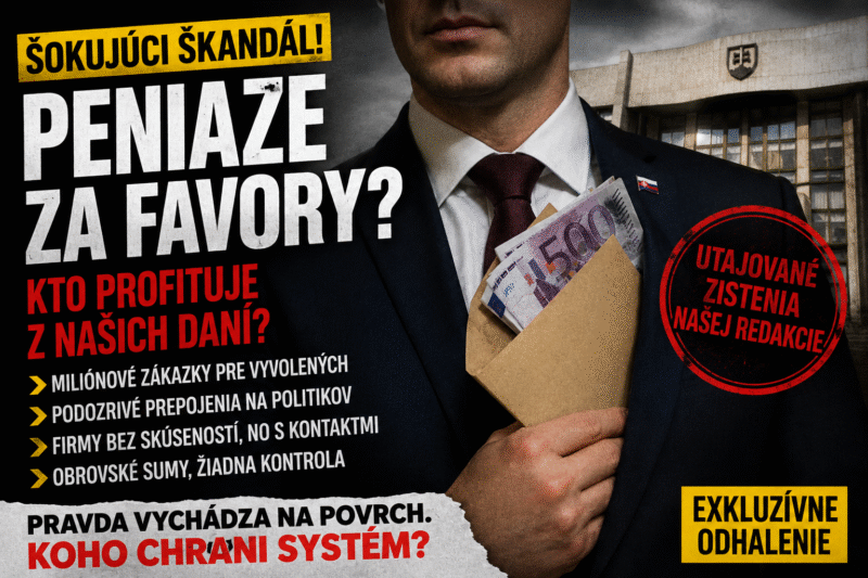 ŠOKUJÚCI POLITICKÝ ŠKANDÁL!