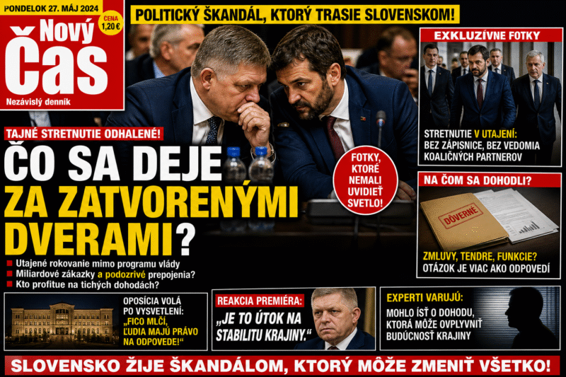 POLITICKÝ OTRAS! TAJNÉ STRETNUTIA VYVOLÁVAJÚ BÚRKU!