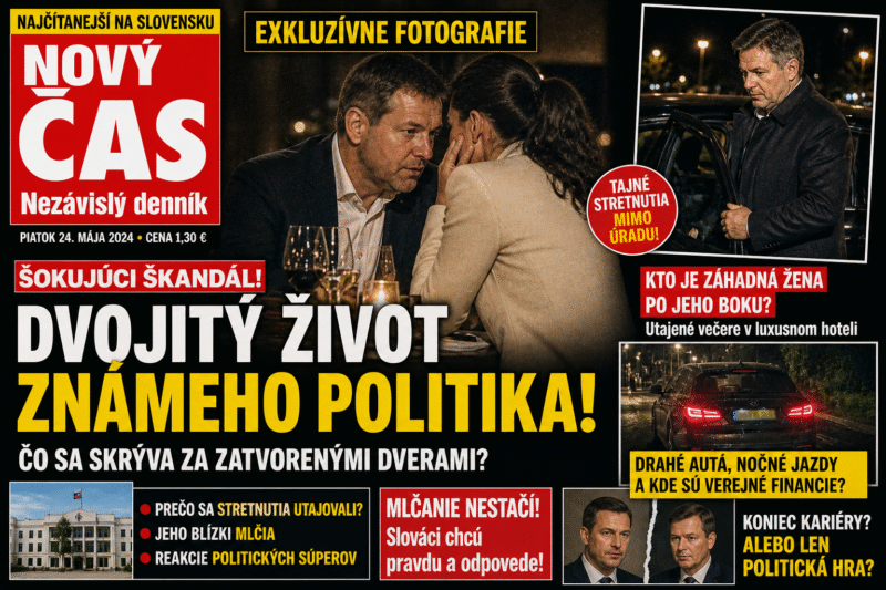 MEGAŠKANDÁL! TAJNÝ ŽIVOT POLITIKA VYPLÁVAL NA POVRCH!