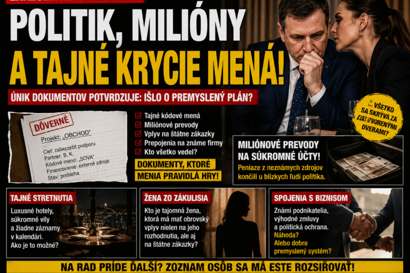 Uniknuté dokumenty, tajné prevody a podozrivé stretnutia môžu rozpútať jednu z najväčších politických káuz posledných rokov.