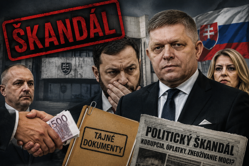 POLITICKÝ ŠKANDÁL OTRIASA SLOVENSKOM