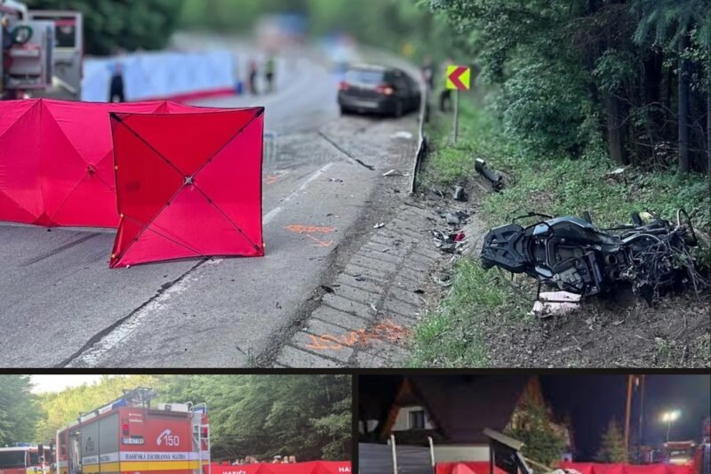 Strašná tragédia pri Prievidzi: Motocyklista (†34) a jeho spolujazdec (†35) nemali šancu prežiť