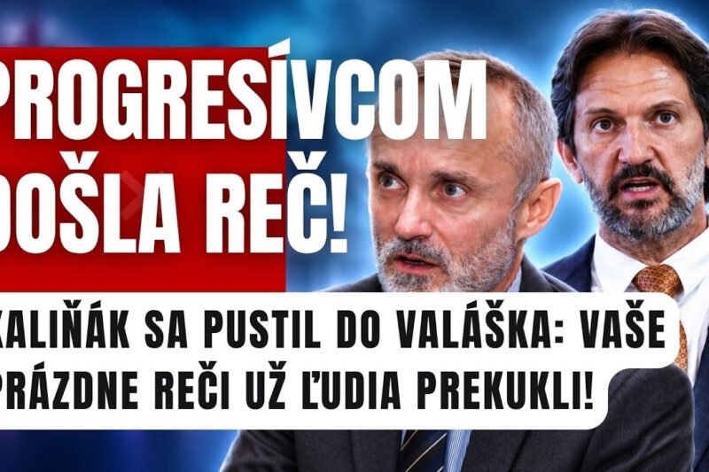 KALIŇÁK SA PUSTIL DO VALÁŠKA: Progresivcovi došla reč – Daily News