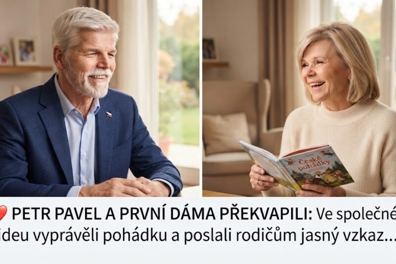 Petr Pavel a první dáma překvapili společným videem: Pohádkou poslali rodičům jasný vzkaz